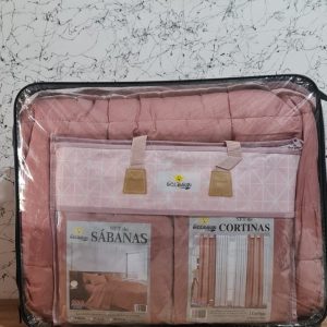Cubrecama, Acolchado 7 Piezas Con Corderito 2 1/2 Plazas Goldsun