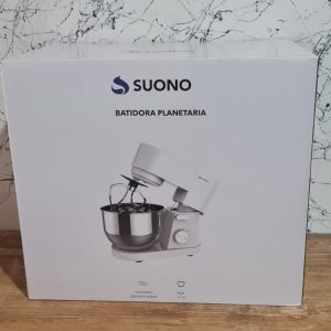 Batidora De Pie Planetaria De Cocina Hogar Mixer 1000w 220 V Color Blanco Frecuencia 50 Hz