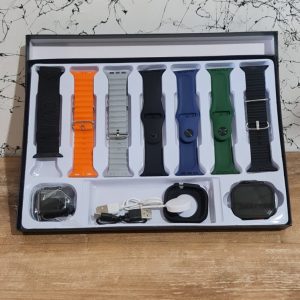 Reloj Smartwatch 7 Mallas Auriculares In Ear Bluetooth Combo