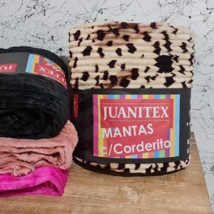 Mantas Con Corderito Juanitex 2 Plazas Y Media