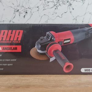 Amoladora Angular 115 Mm 950w Aa-950 Omaha Metal Rojo Profesional